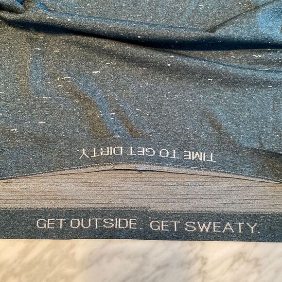 Lululemon Small Metal Vent Tech Polo Shirt Forest Green Ribbed Collar - Picture 6 of 6